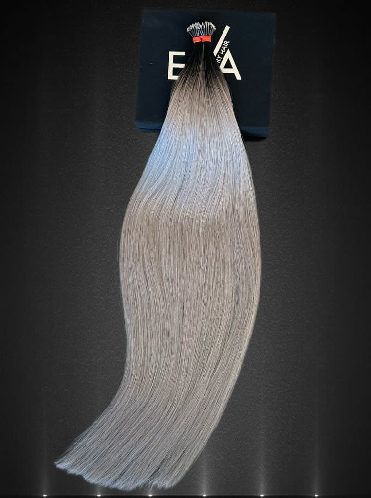 Nanoring Slavic Ombre Extensions #1/ Grau