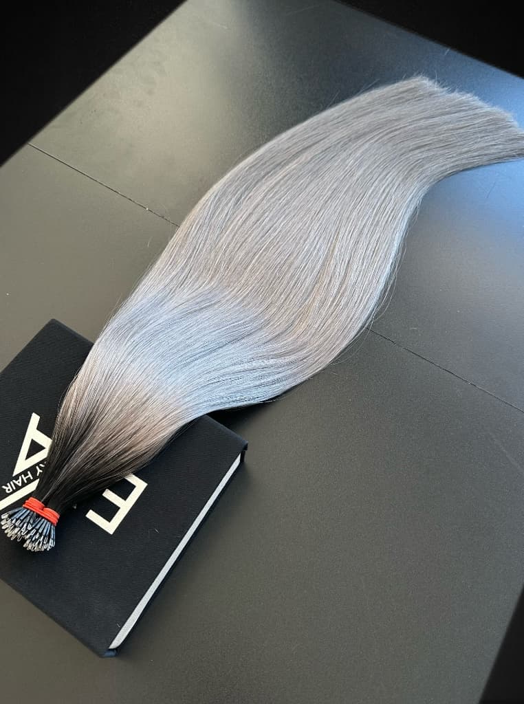 Nanoring Slavic Ombre Extensions #1/ Grau