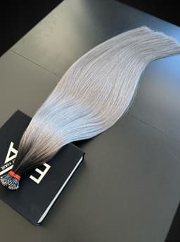 Nanoring Slavic Ombre Extensions #1/ Grau