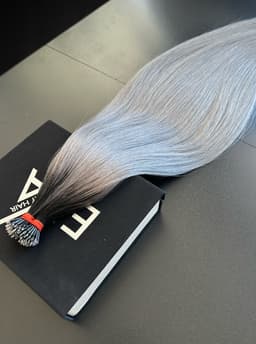 Nanoring Slavic Ombre Extensions #1/ Grau