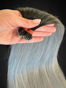 Nanoring Slavic Ombre Extensions #1/ Grau