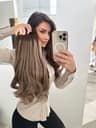 Extensii Clip-on White Platinum Balayage #4/#17/#4