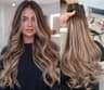 Extensii Clip-on White Platinum Balayage #4/#17/#4