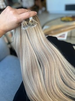 Extensioni Nanoring Russian Balayage #19/Silver