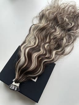 Extensioni di Cheratina Capelli Slavi Balayage #3/#12