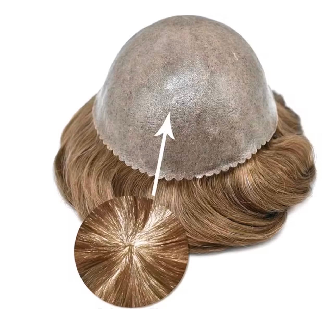 Prothèse capillaire pour femmes Blond Foncé
