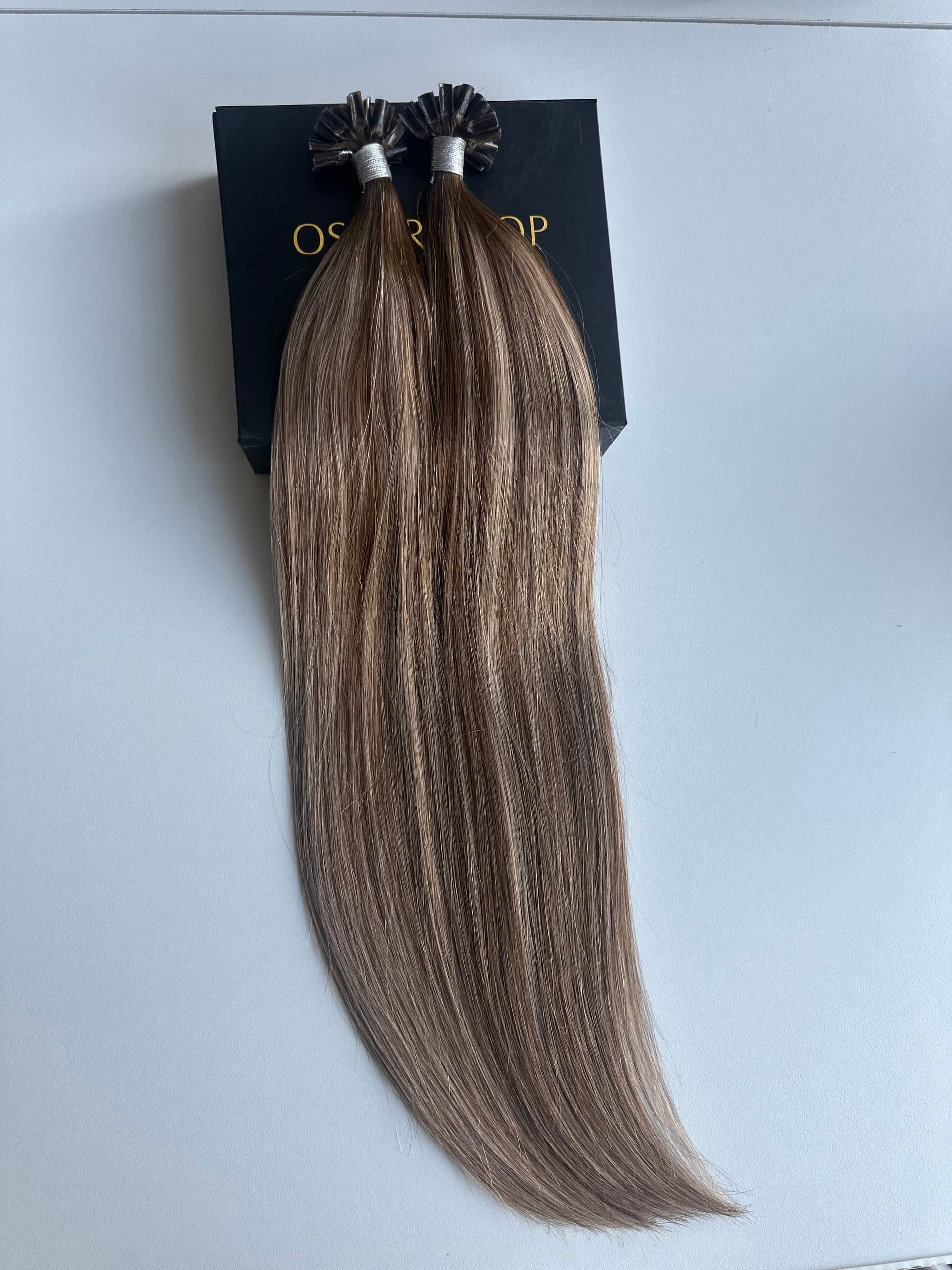 Extensiones de queratina Diamond Balayage #4/17/4