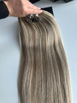 Extensioni Cheratina Black Collection Balayage #8/Silver/#8