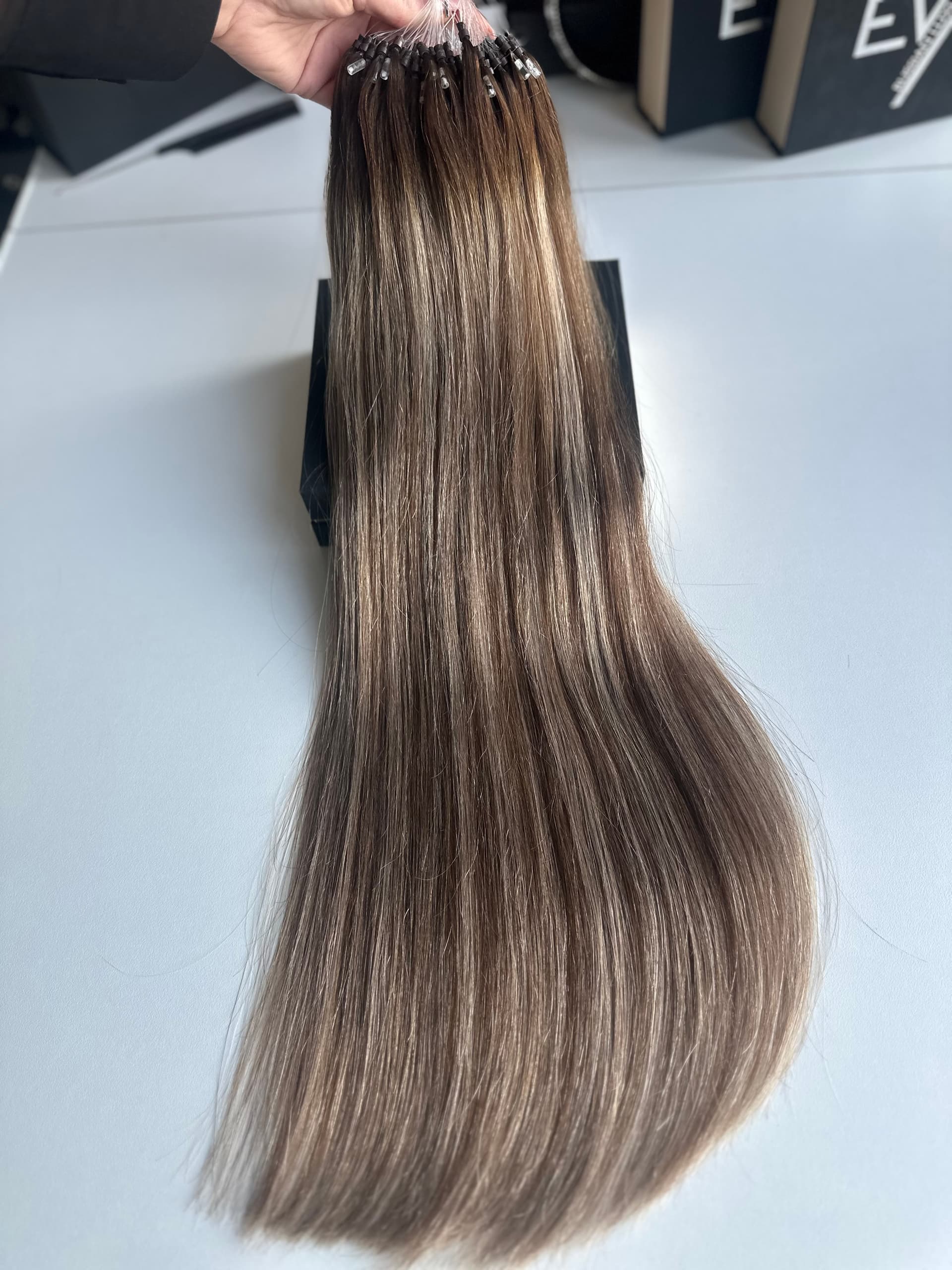 Extensii Microring Black Collection Balayage #4/17/4