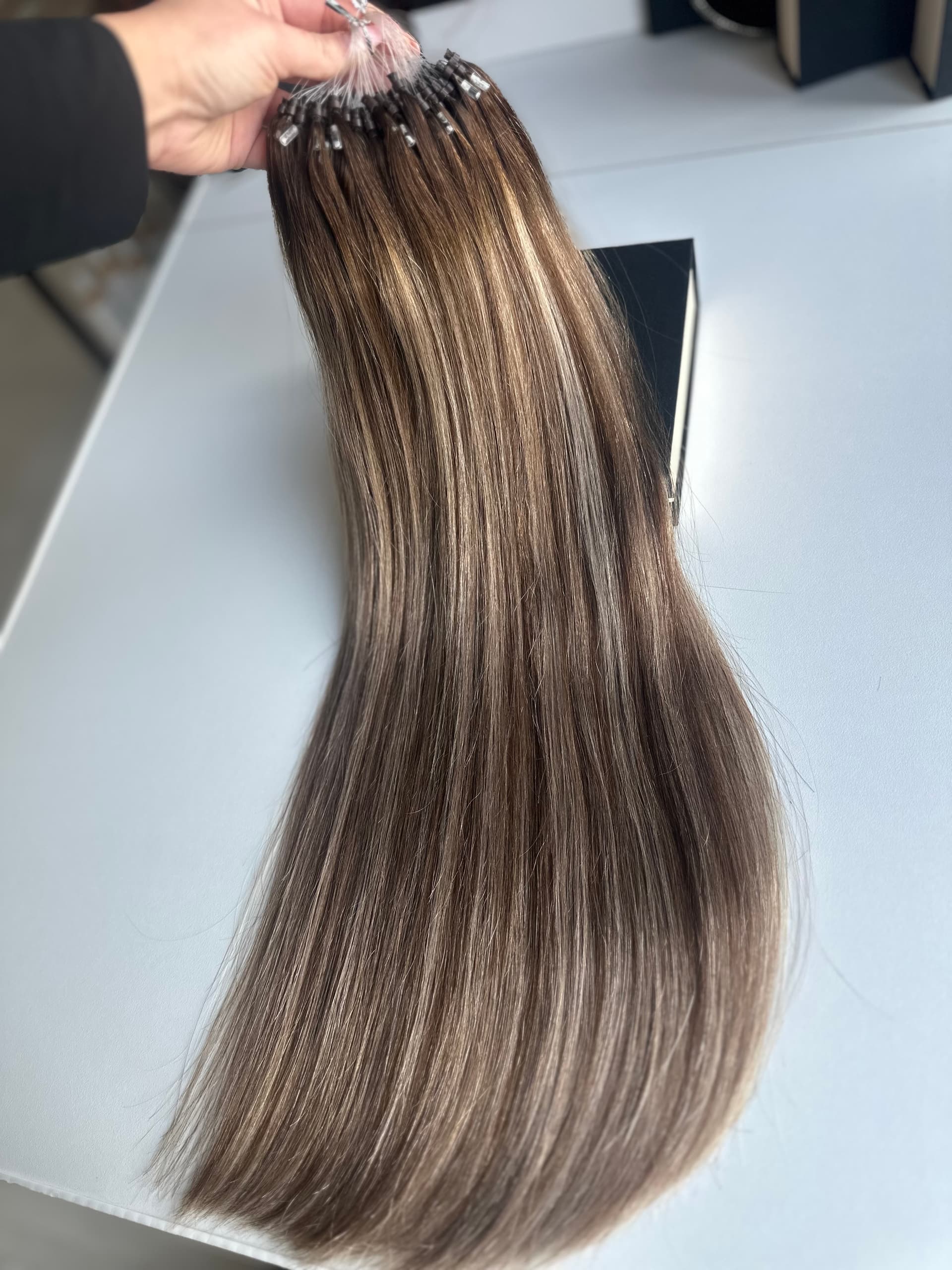 Extensii Microring Luxe Balayage #4/17/4