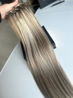 Extensii Microring Black Collection Balayage #8/Silver/8