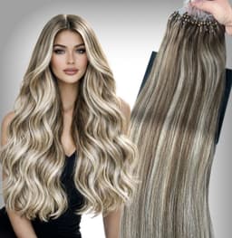Extensii Microring Diamond Balayage #8/Silver/ #8