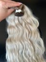 Extensii Cheratina Russian Hair Ombre #8/Silver Ondulat