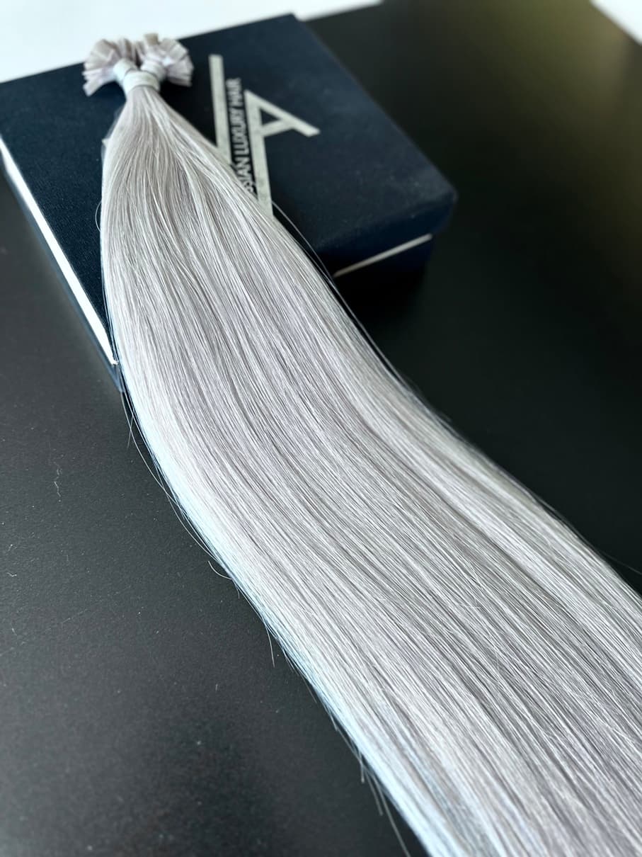 Extensii MICRO KERATINA Russian Hair Blond Grey