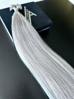 Extensii MICRO KERATINA Russian Hair Blond Grey