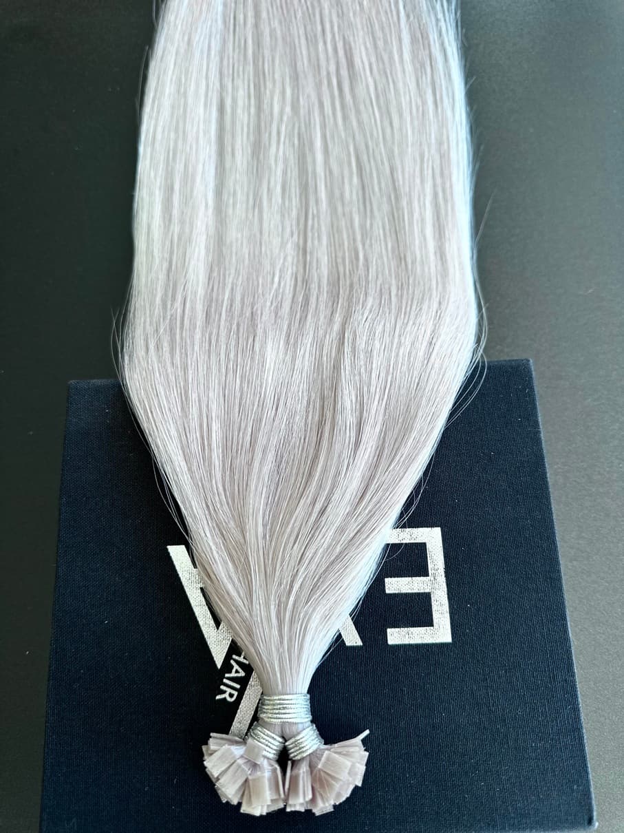 Extensii MICRO KERATINA Russian Hair Blond Grey