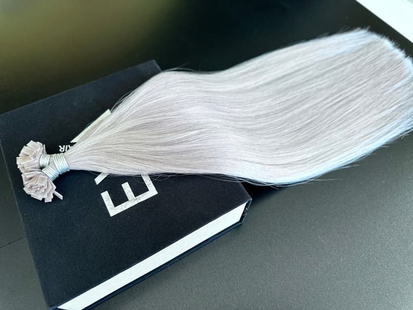 Extensii MICRO KERATINA Russian Hair Blond Grey