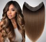 Trese de Par Natural V-Shape Luxe Ombre #2/#8