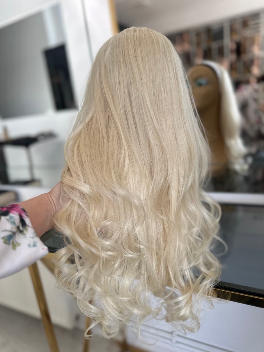 Mese de Volum cu Cordeluta Luxe Blond Platinat