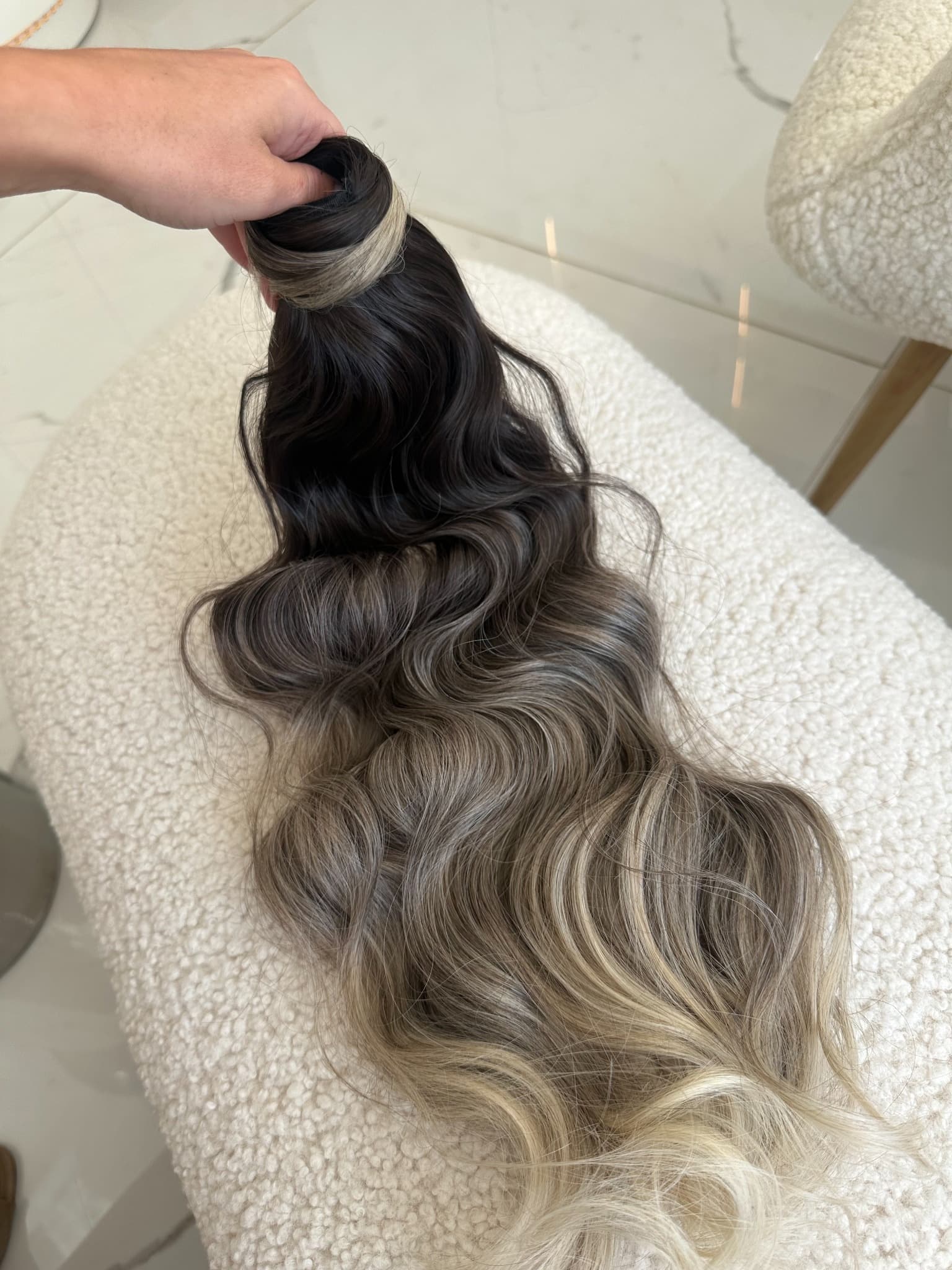 Coada de Par cu scai Balayage #2/16/613