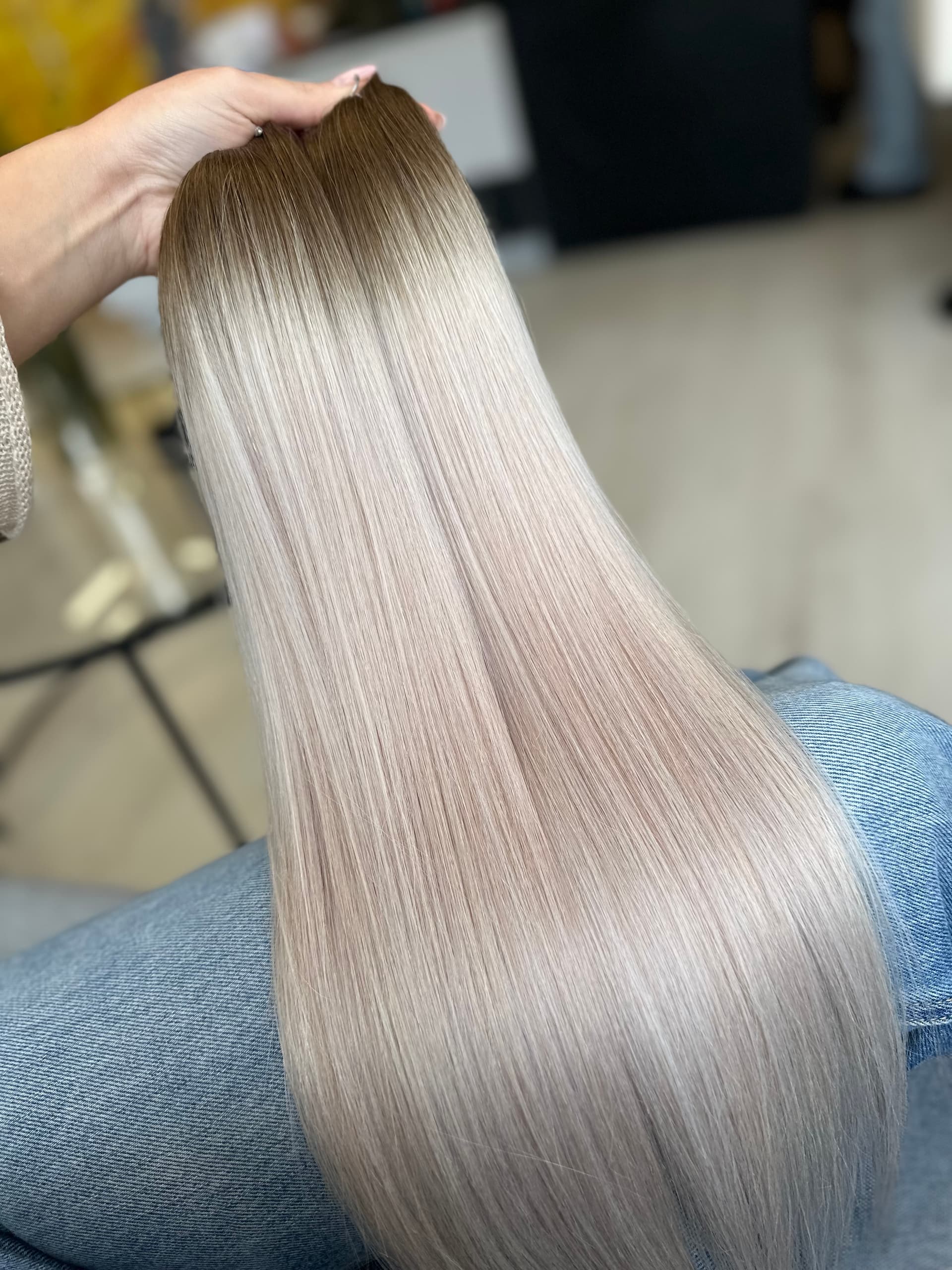 Tape In Extensions Diamond Ombre #19/Silver(Duplicated)