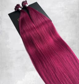 Extensii cheratina Luxe Burgundy II