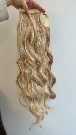 Wellige Haarverlängerung mit Klettverschluss Balayage #24/#60