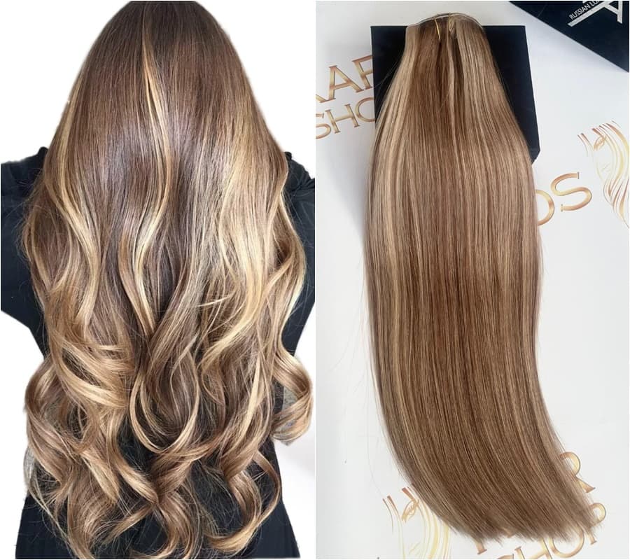 Balayage russe à clipser #6/#24