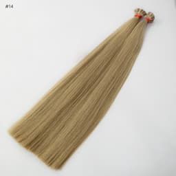 Slawische Keratin-Haarverlängerungen #12 Blond Frappe