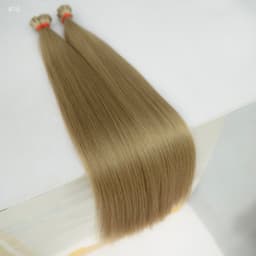 Slawische Keratin-Haarverlängerungen #12 Blond Frappe