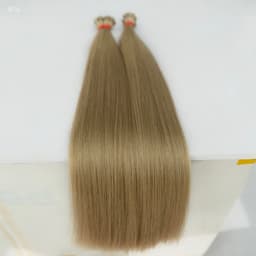 Slawische Keratin-Haarverlängerungen #12 Blond Frappe