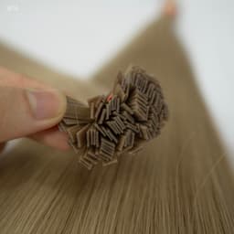 Slawische Keratin-Haarverlängerungen #12 Blond Frappe