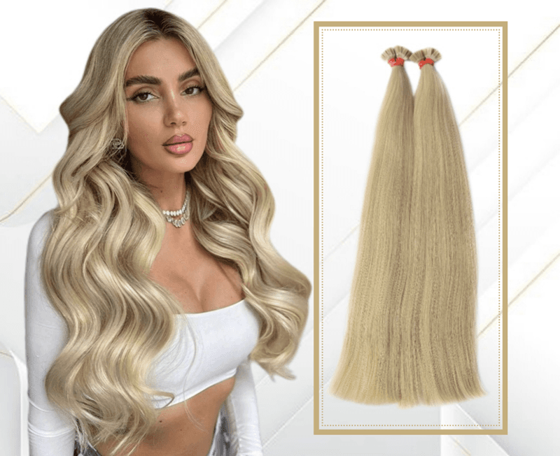 Extensions de cheveux en kératine Slavic #10 Blond Sable
