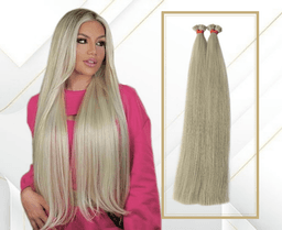 Extensioni di Cheratina Capelli Slavi #14 Biondo Beige Chiaro