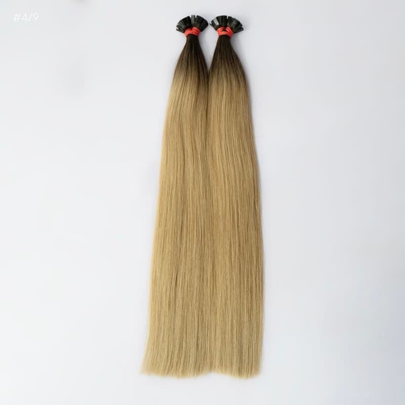 Extensions de cheveux kératine Slavic Ombre #4/ #9