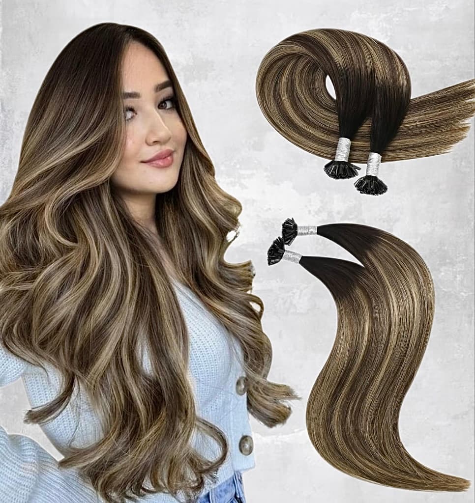 Extensii Cheratina Black Collection Balayage #2/#27