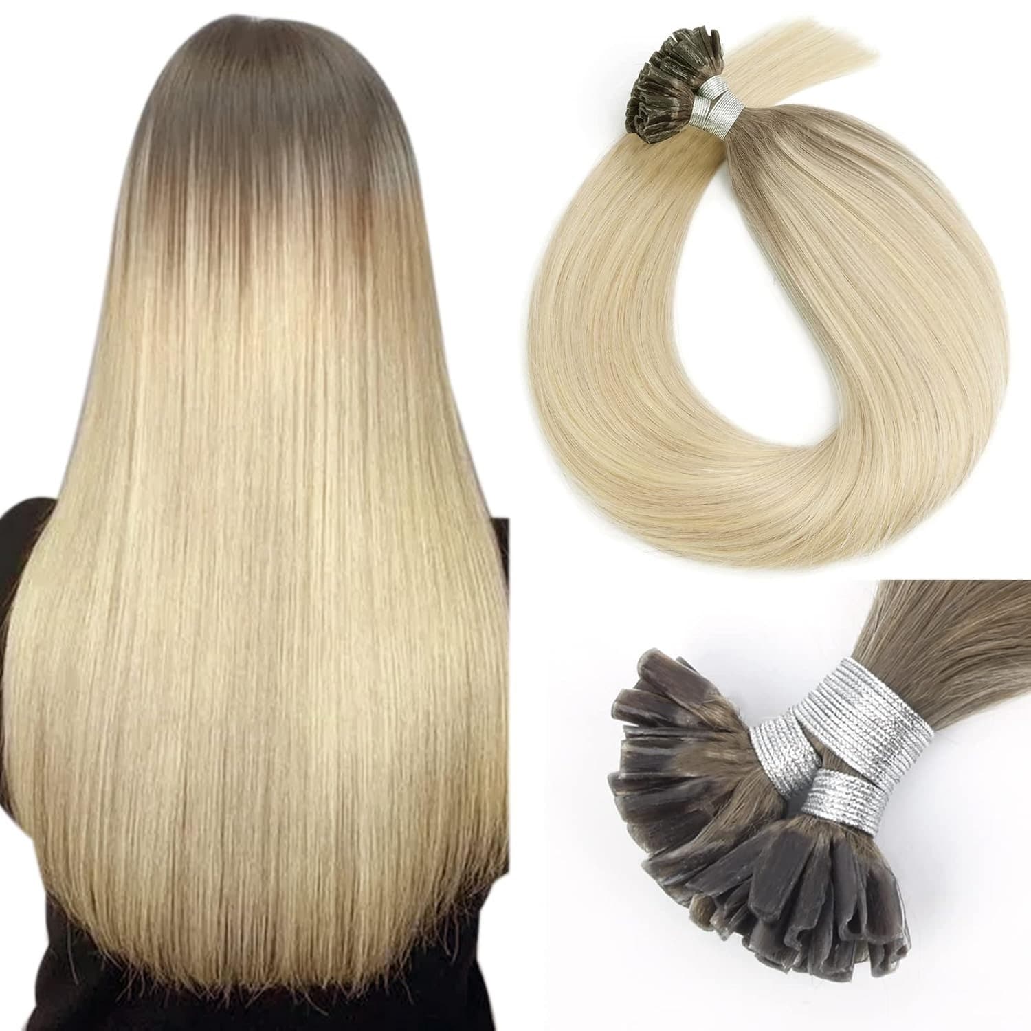 Przedłużenia keratynowe Diamond Ombre #7 #60A
