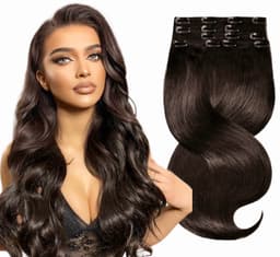 Clip-in Russian Saten Dunkel #3