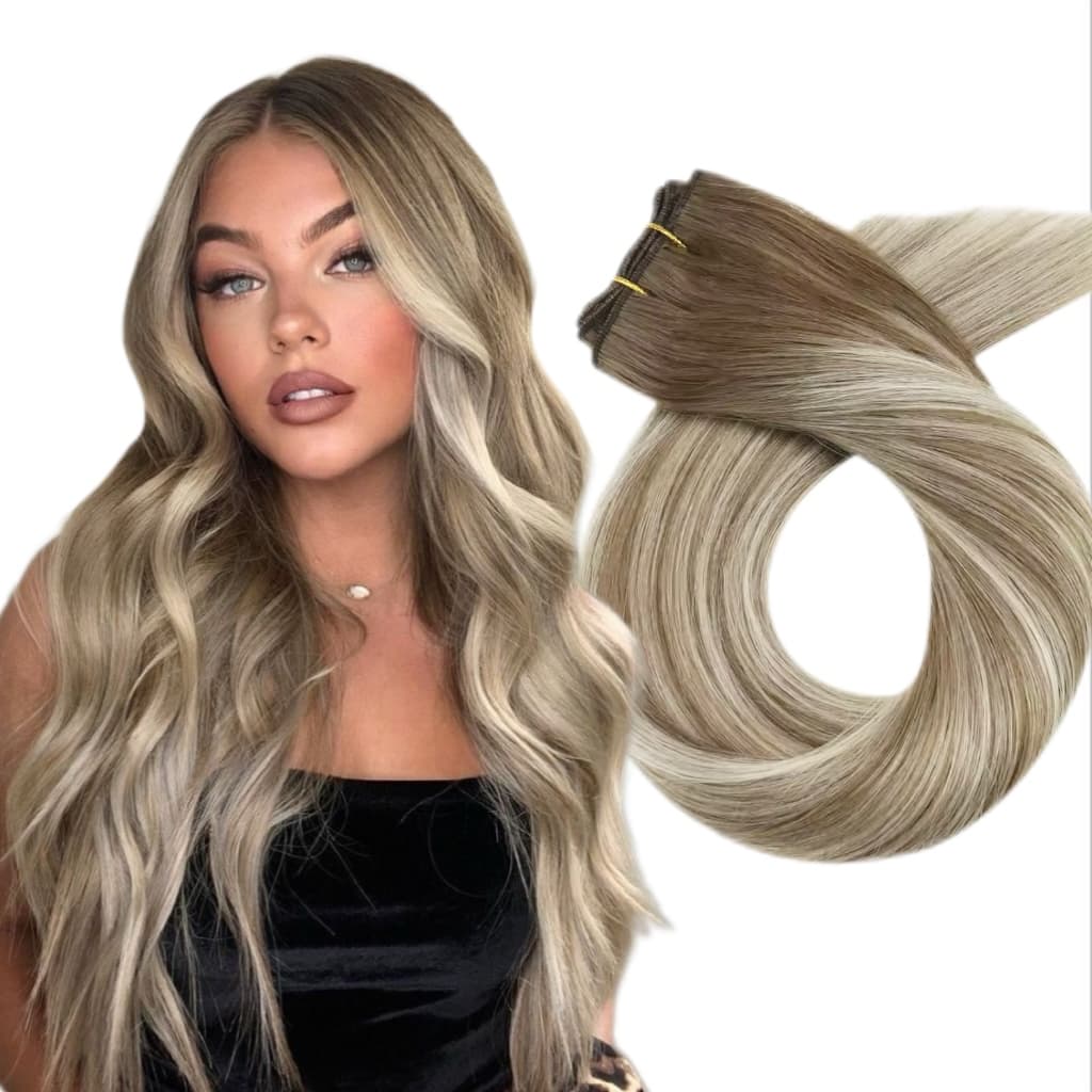 Clip-on Russian Balayage #8/Silber/ #8