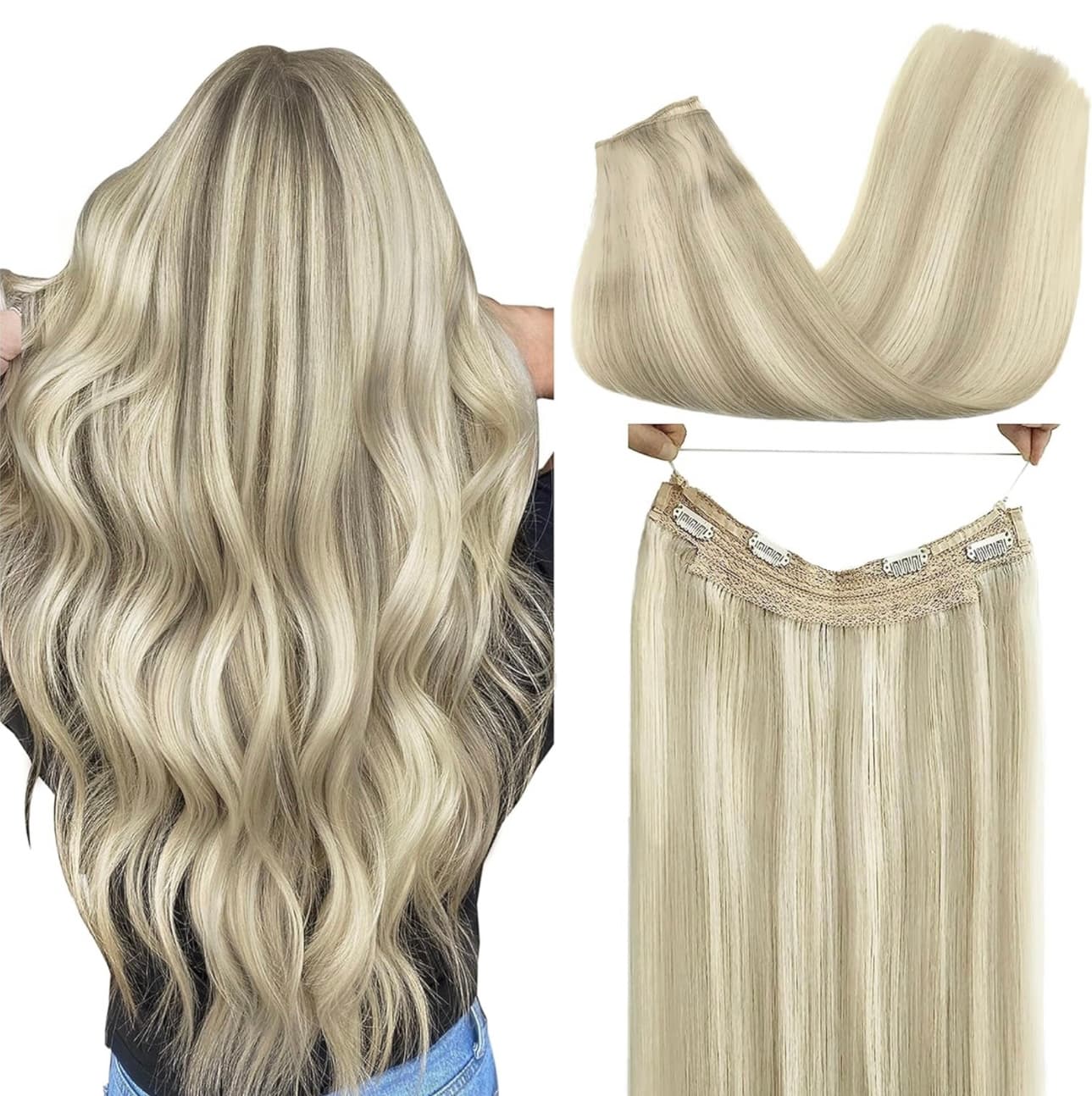 Flip-In Haarverlängerungen Balayage Luxe #18 #60