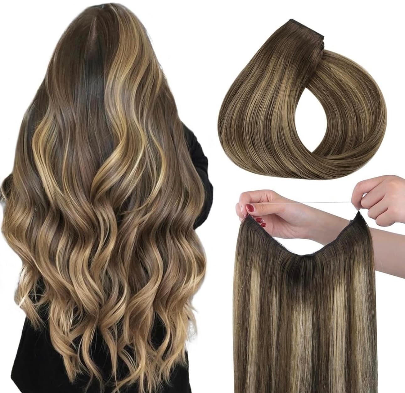 Extensii de Par Flip IN Balayage Luxe #7 #18