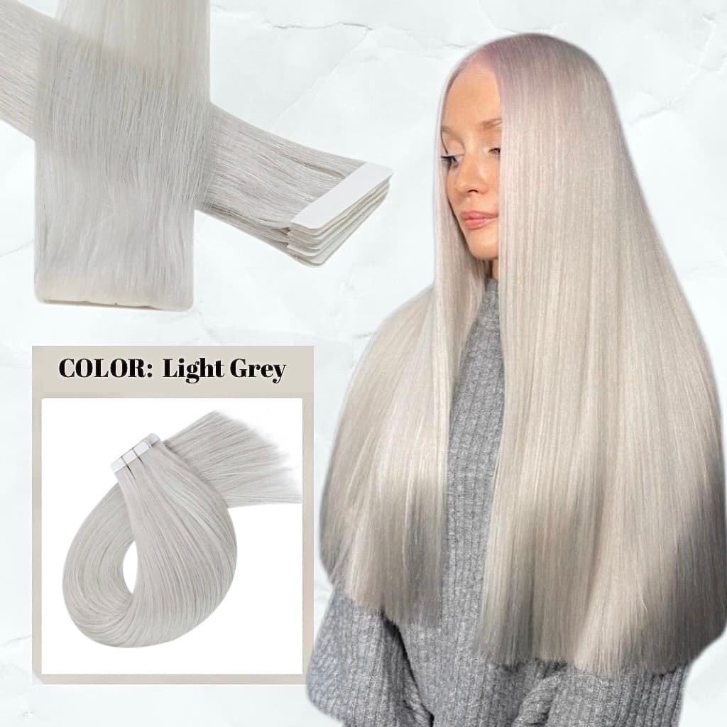 Extensii Invisible Tape Light Grey