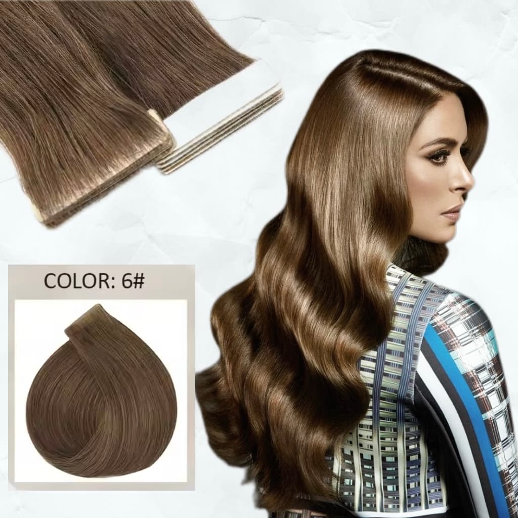 Extensii Invisible Tape #6 Saten Natural