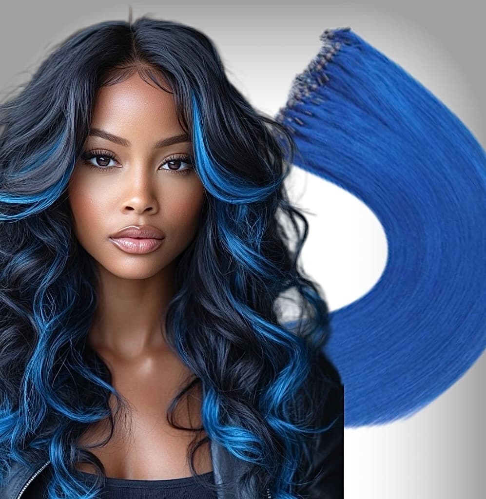 Extensiones Microring Oskar Azul