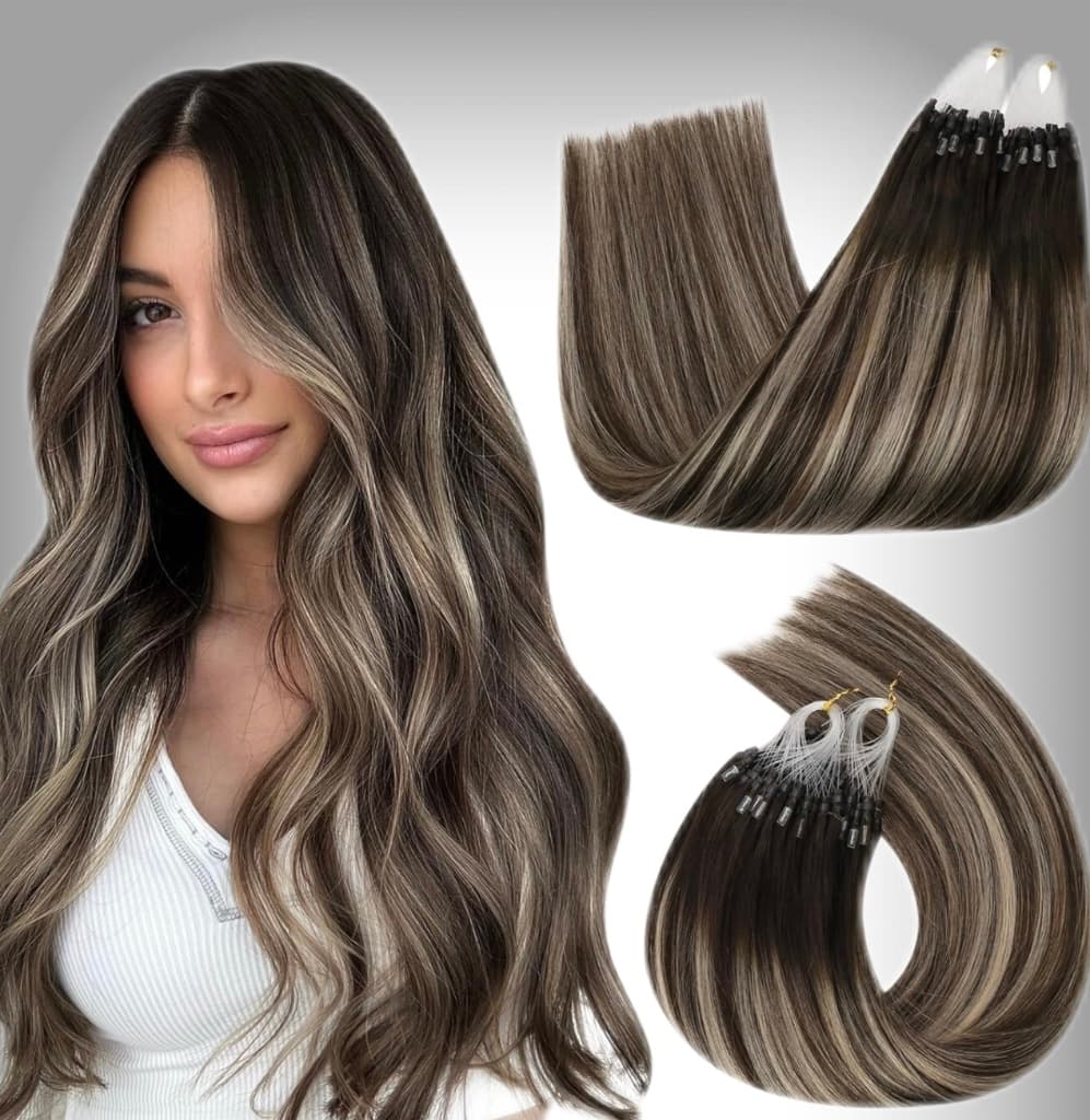 Extensii Microring Black Collection Balayage #2/17/2