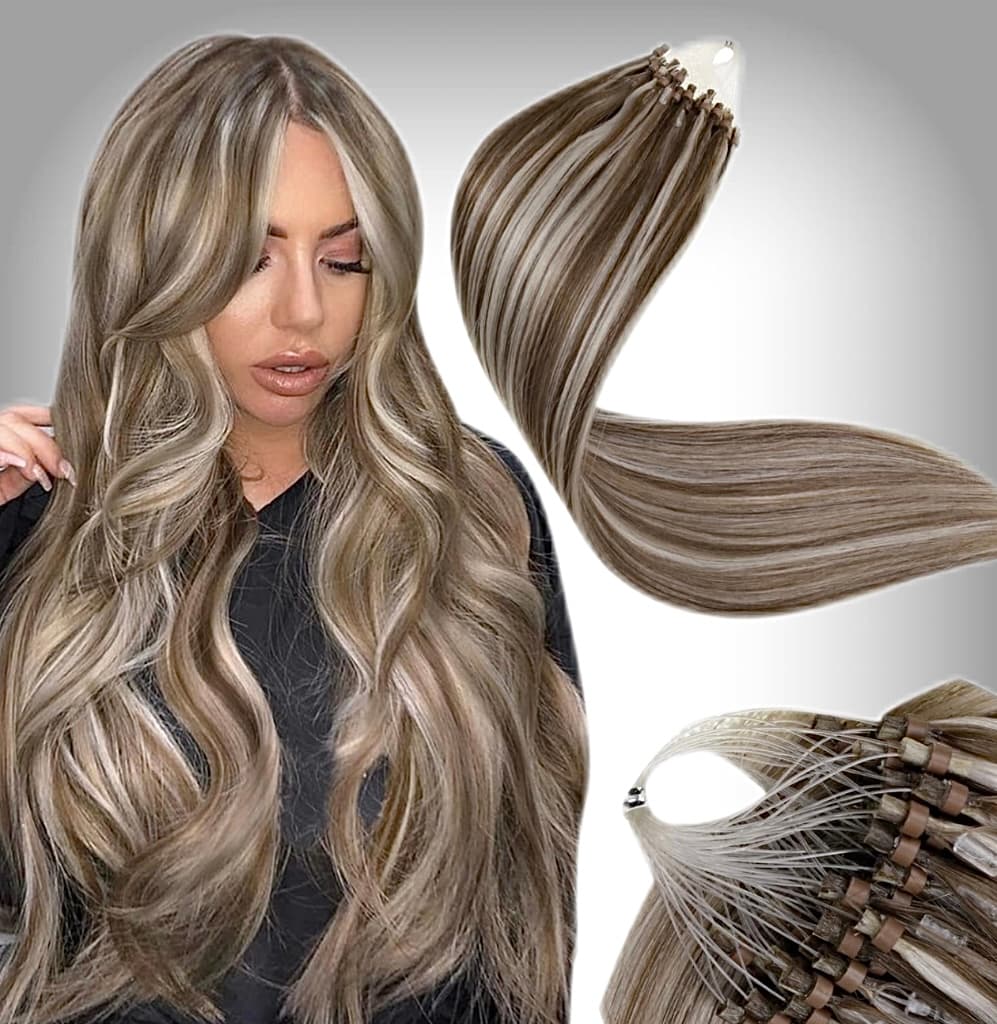 Microring Extensions Diamond Balayage #4 #60
