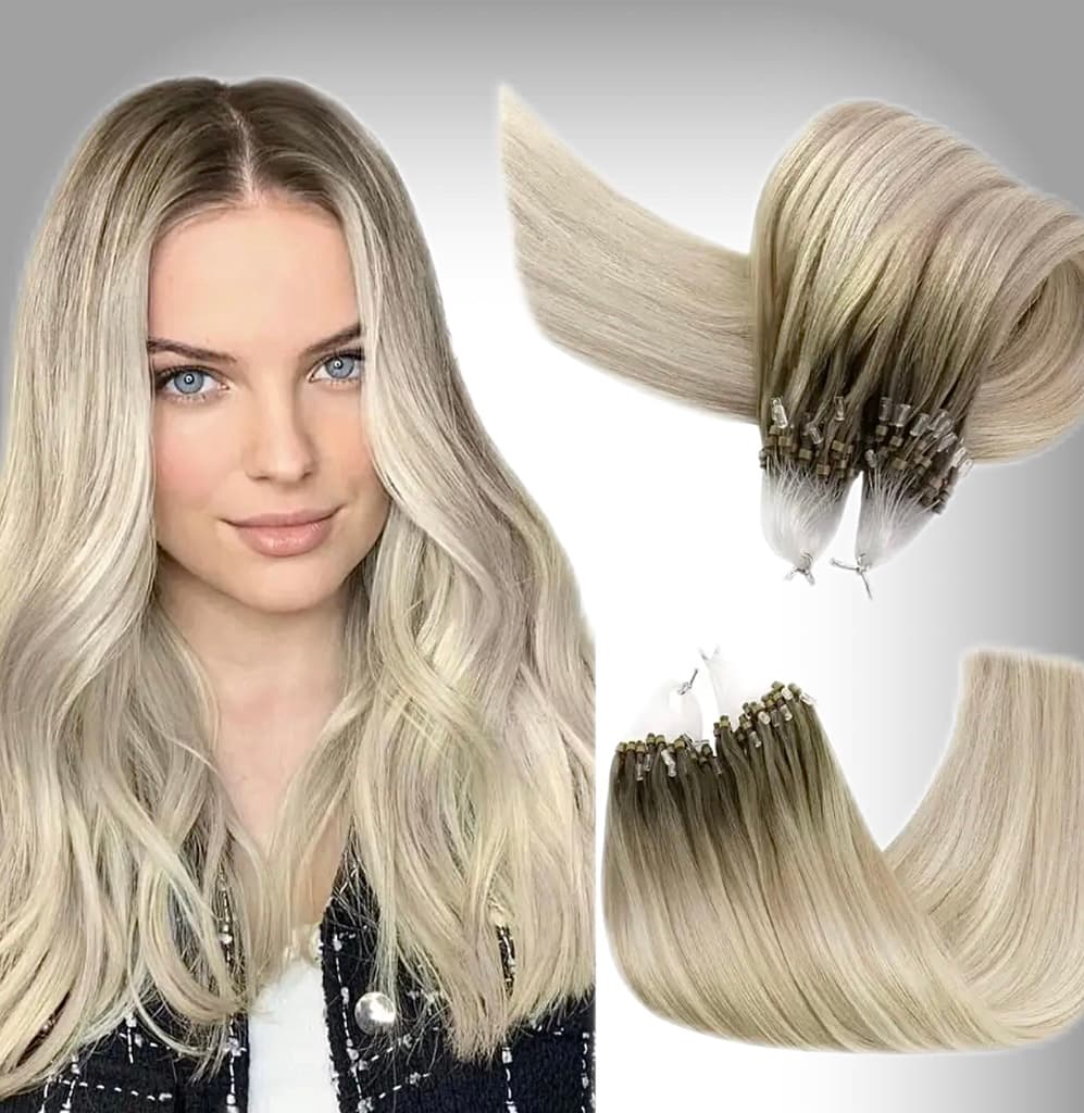 Luxe Ombre Microring Extensions #8/ Silber