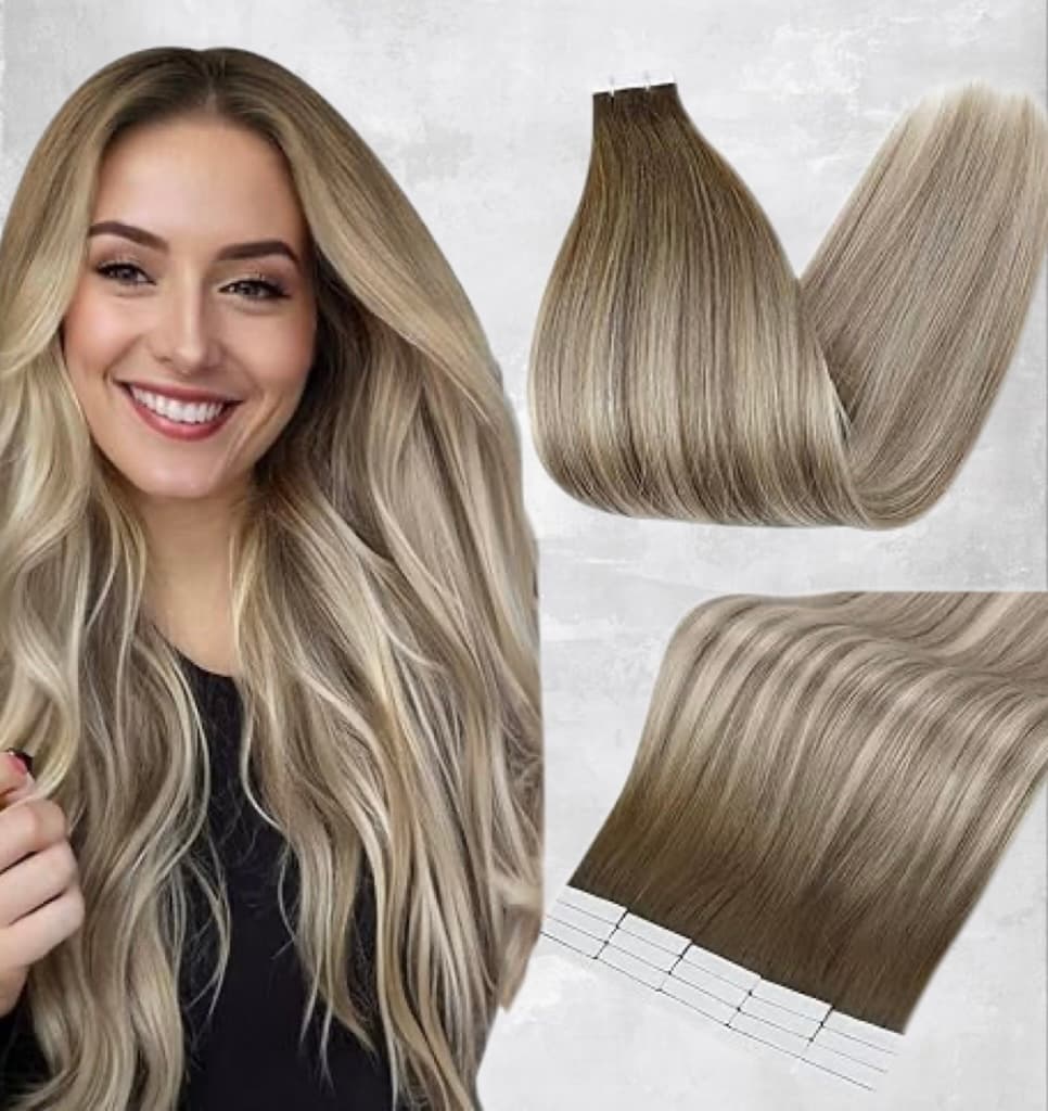 Balayage Tape In Extension B#8/Silver/8