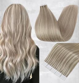 Tape-In Extensions Balayage #19/Silber