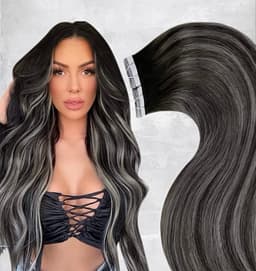 Extensions Tape In Balayage #1b Grigio Chiaro